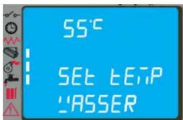 Cola Aqua Plus 18 - Wassertemperatur Raumtemperatur-Sollwert ändern - 1