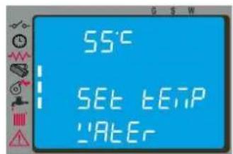 Cola Aqua Plus 18 - Modifying the water temperature setting - 1