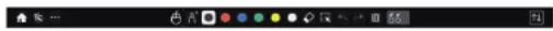 EPSON PowerLite EB775F - Barre d'outils du mode annotation - 1