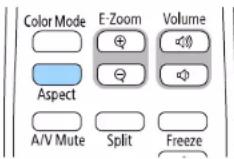 EPSON PowerLite EB775F - Modifier le rapport d'aspect de l'image - 2