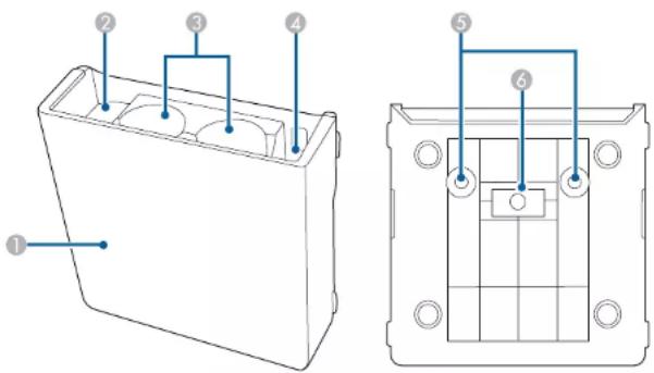 EPSON PowerLite EB775F - Parties du projecteur - support pour crayon - 1