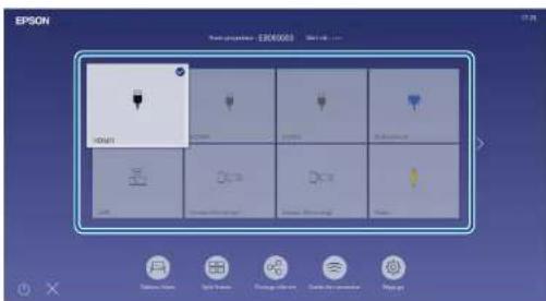 EPSON BrightLink EB760Wi - Sélection d'une source d'image - 2