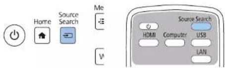 Home Source Search Me V Source Search HDMI Computer USB LAN