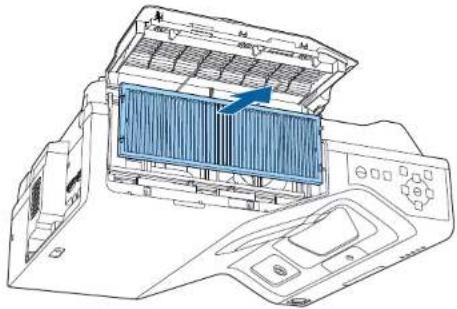 EPSON BrightLink EB760Wi - Maintenance du filtre à air et des grilles d'aération - 2