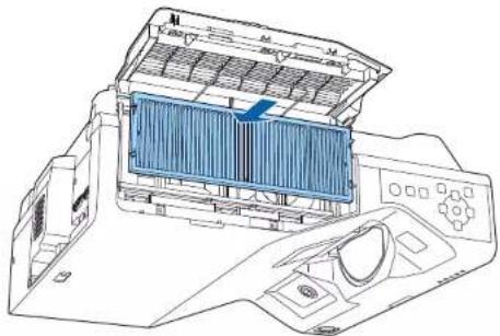 EPSON BrightLink EB760Wi - Maintenance du filtre à air et des grilles d'aération - 3
