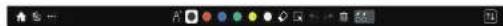 EPSON BrightLink EB760Wi - Barre d'outils du mode tableau blanc - 1