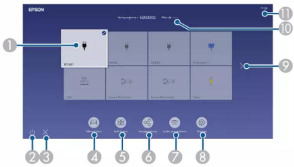 EPSON BrightLink EB760Wi - Écran d'accueil - 1