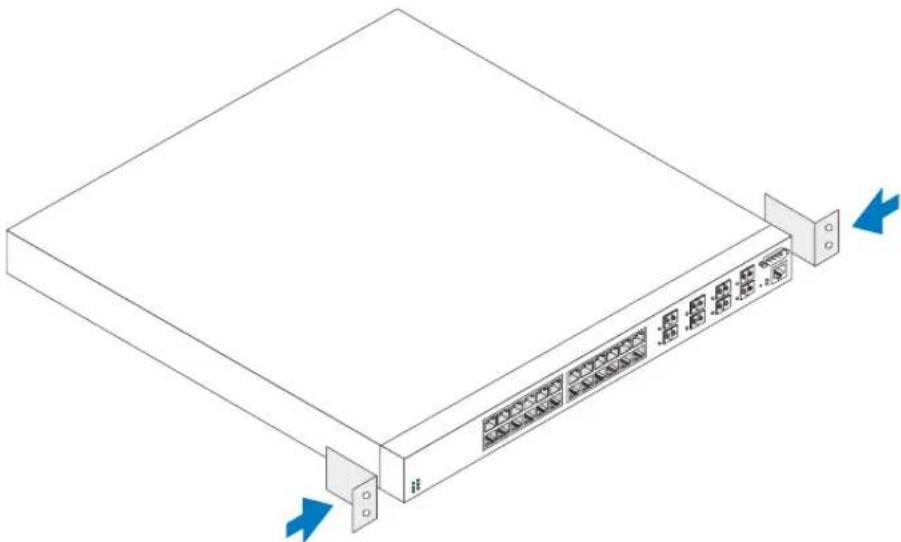 DELL PowerConnect 6024F - Installieren in einem Rack - 1