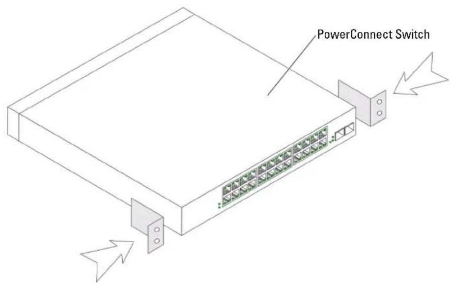 DELL PowerConnect 2716 - Installing in a Rack - 4