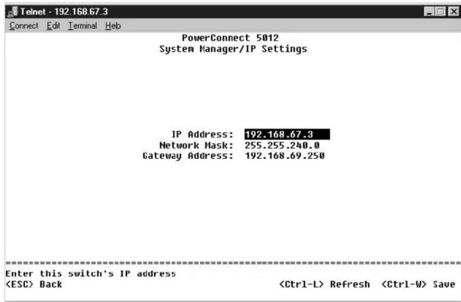 DELL PowerConnect 3048 - Designação de endereços IP - 1
