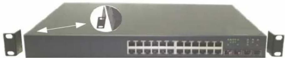 DELL PowerConnect 6224P - 在机架中安装 - 1