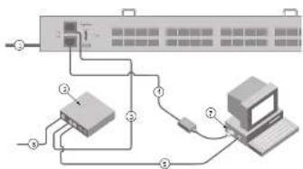 DELL Brocade 6505 - 启动和连接电缆至交换机 - 1