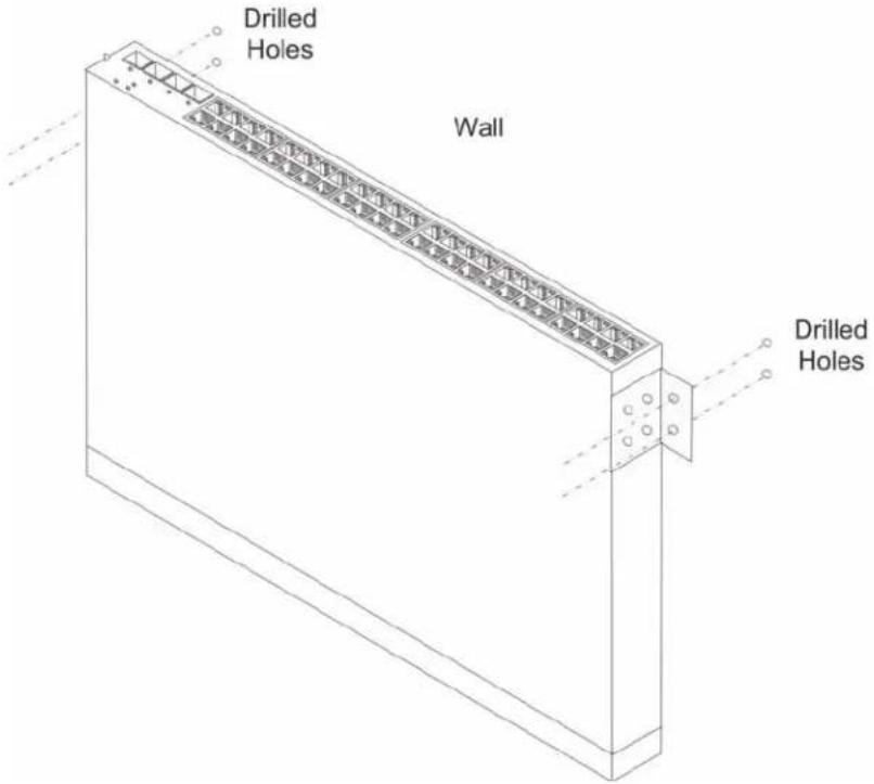 DELL PowerConnect 2816 - Installieren an einer Wand - 2