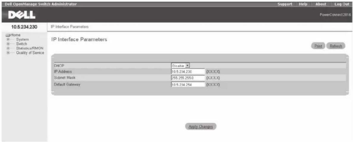 DELL PowerConnect 2816 - Web 配置 - 1