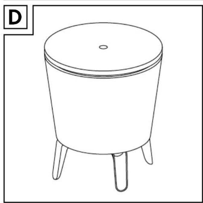 Livarno Lux IAN 311788 - PARTYTAFEL MET KOELFUNCTIE - 1