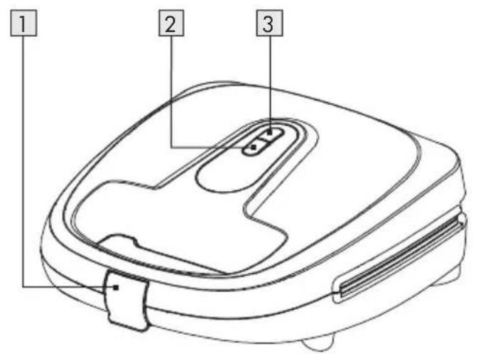 SILVERCREST SSMW 750 D2 - SANDWICH TOASTER - 1