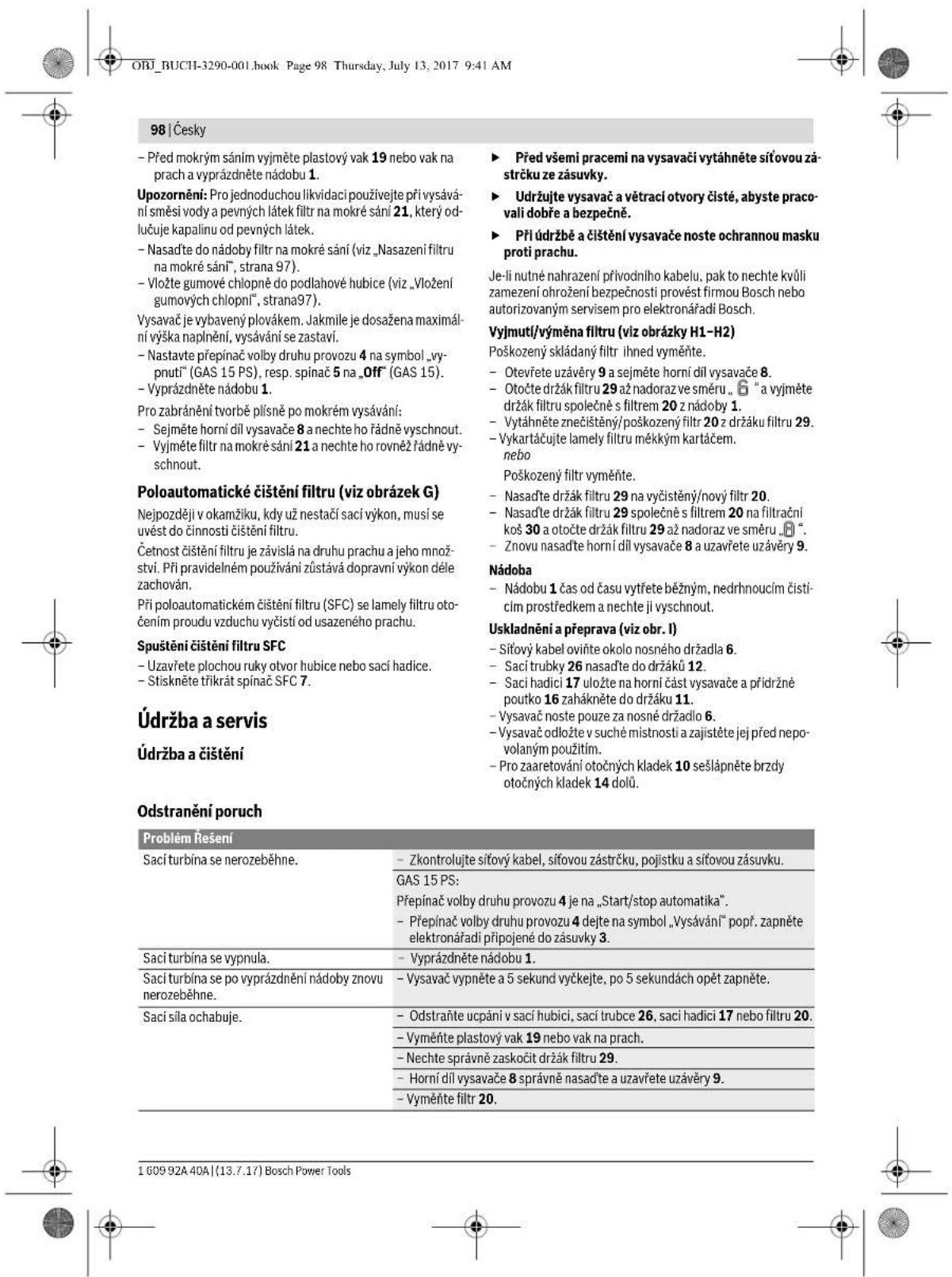 BOSCH GAS 15 Professional - Avfallshantering - 24