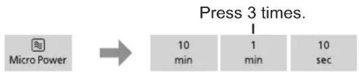 PANASONIC NNE48HMM - Standing time - 1