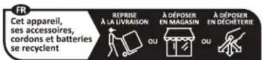 PANASONIC CUUZ35ZKE - Avis aux utilisateurs concernant la collecte et l'élimination des piles/batteries et des appareils électriques et électroniques usagés - 4