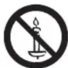 PANASONIC TX32LSX509 - To prevent the spread of fire, keep candles or other open flames away from this product at all times - 1