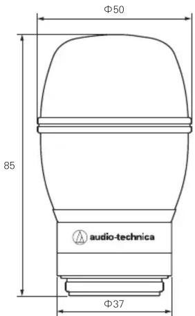 AUDIO TECHNICA ATWC710 - Dimensions - 1