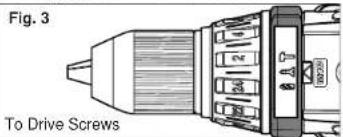 MILWAUKEE M18 260222CT - Selecting Hammer, Drill or Drive Action - 3