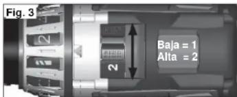 MILWAUKEE M18 260120 - Selección de la velocidad - 1