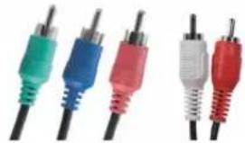 DELL W3207C - Utilisation du connecteur à composants - 2