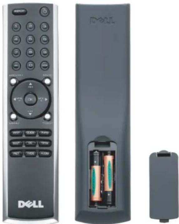 DELL W3207C - Utilisation des connecteurs vidéo composite et des connecteurs de sortie audio - 2