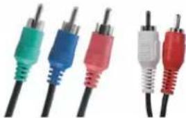 DELL W3207C - Usar el Conector Componente - 2