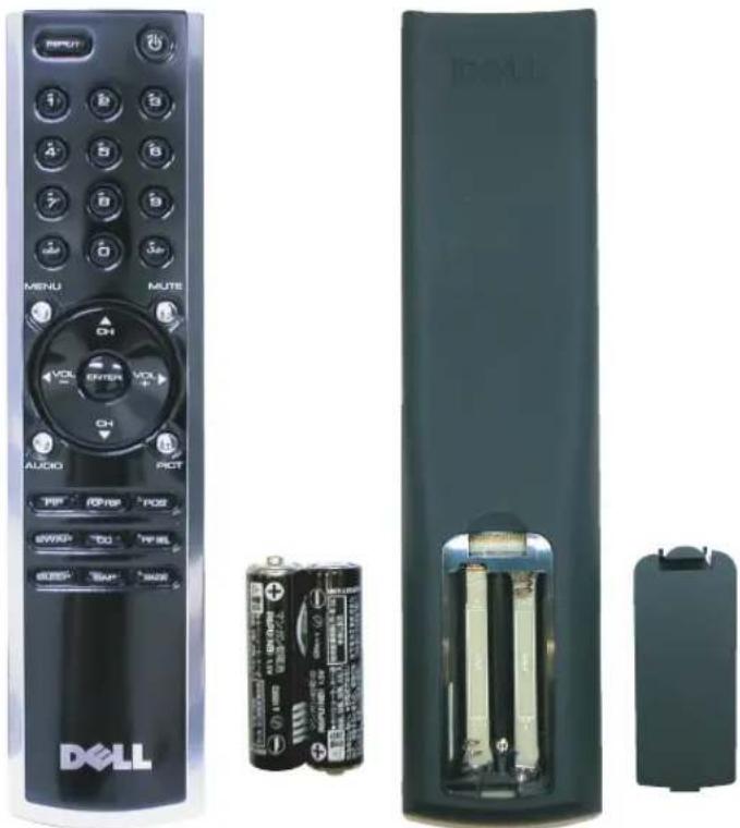 DELL W4200 - Installation des piles - 1