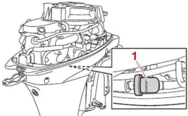 YAMAHA F6D (2023) - Contrôle du filtre à carburant - 1