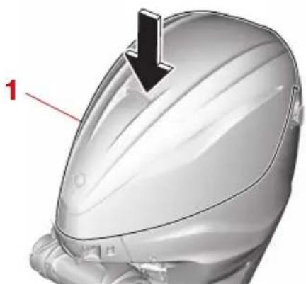 YAMAHA XF450 (2023) - Installation du capot supérieur - 2
