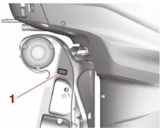 YAMAHA XF400 (2023) - Numéro de série du moteur hors-bord - 1