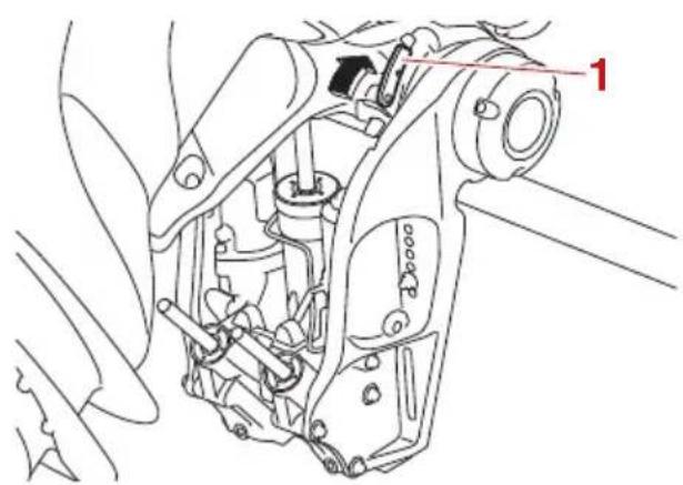 YAMAHA XF400 (2023) - Procédure d'abaissement - 1