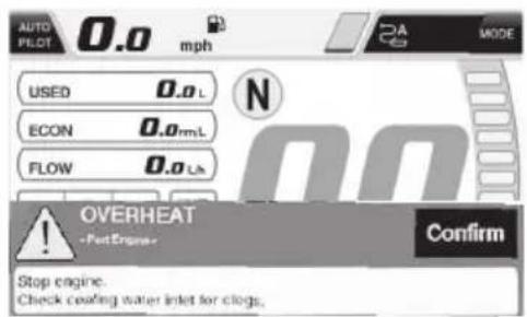 YAMAHA XF400 (2023) - Alerte de surchauffe - 1