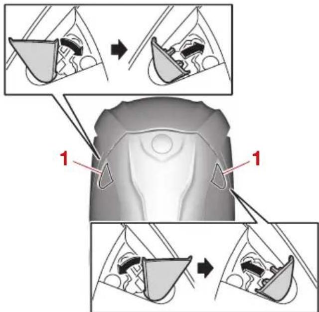 YAMAHA XF400 (2023) - Installation du capot supérieur - 4