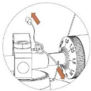 LENCO LS600 - Locate the anti-skating weight - 1
