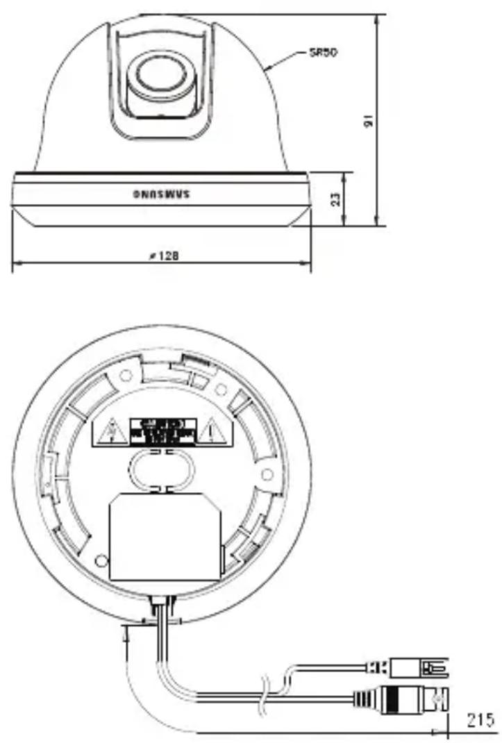 SAMSUNG SCCB5344P - Regolare la direzione della telecamera - 2