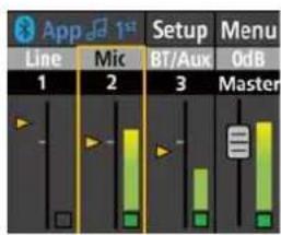 HK AUDIO Sonar 112Xi - - How to navigate and select a menu option such as Channel EQ - 1