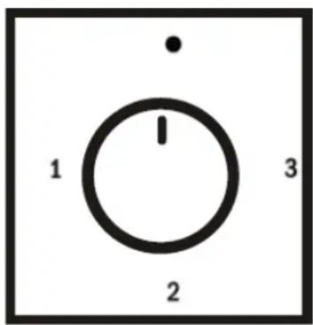 SCHNEIDER SCDE302XM - Positions de la manette - 1