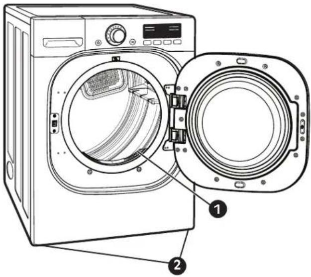 LG SteamDryer DLGX2802W - DRYING RACK - 1