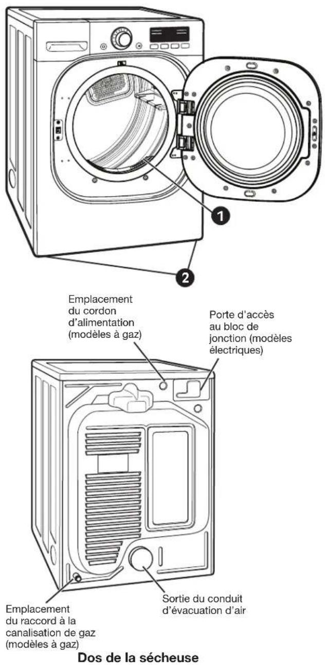LG SteamDryer DLGX2802W - GriLLe de sécHaGe - 1