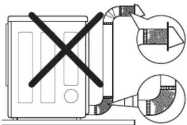 LG SteamDryer DLGX2802W - Restricted or Blocked Airflow - 3