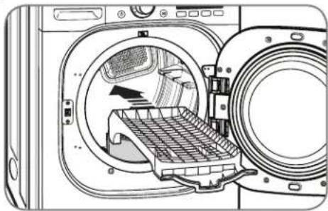 LG SteamDryer DLGX2802W - Installation de la grille de séchage - 1