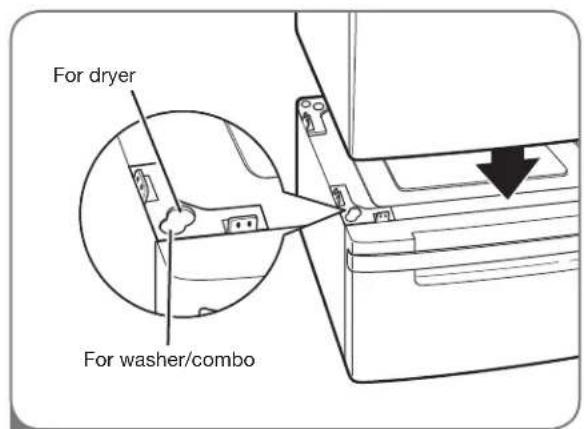 LG SteamDryer DLGX2802W - PEDESTAL INSTALLATION (cont.) - 1