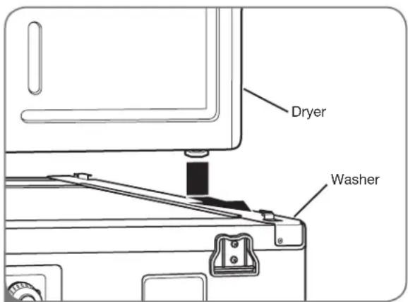 LG SteamDryer DLGX2802W - STACKING KIT INSTALLATION (cont.) - 1