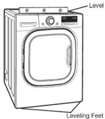 LG SteamDryer DLGX2802W - WARNING - 1