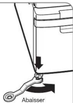 LG SteamDryer DLGX2802W - installation du piédestaL - 4