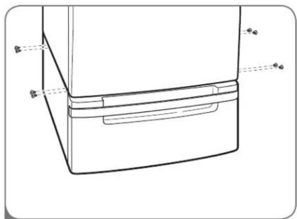 LG SteamDryer DLGX2802W - PEDESTAL INSTALLATION (cont.) - 2